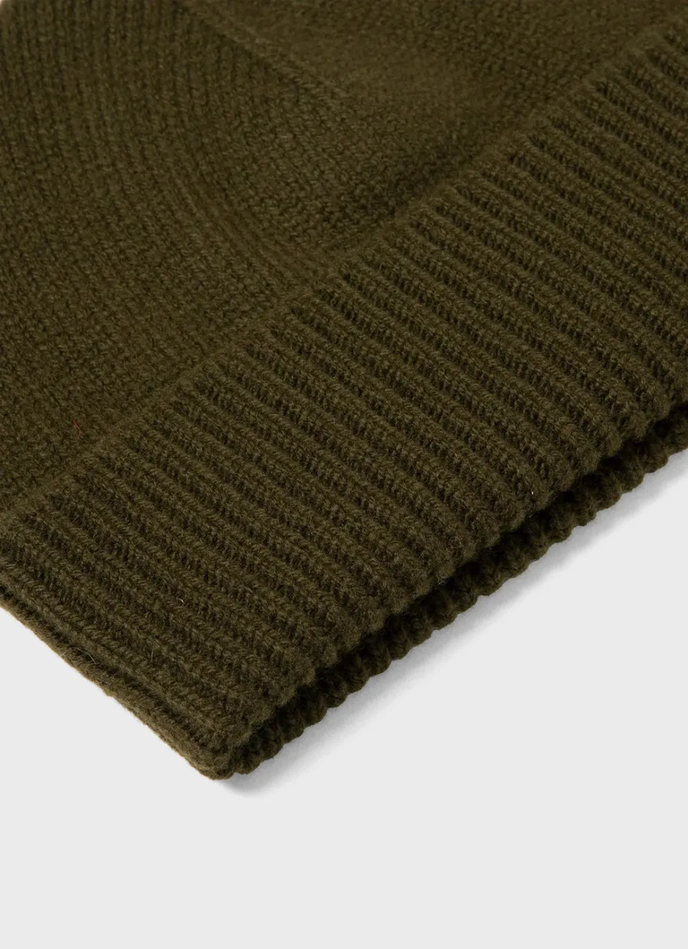 Refined Knit Beanie with Ribbed Brim