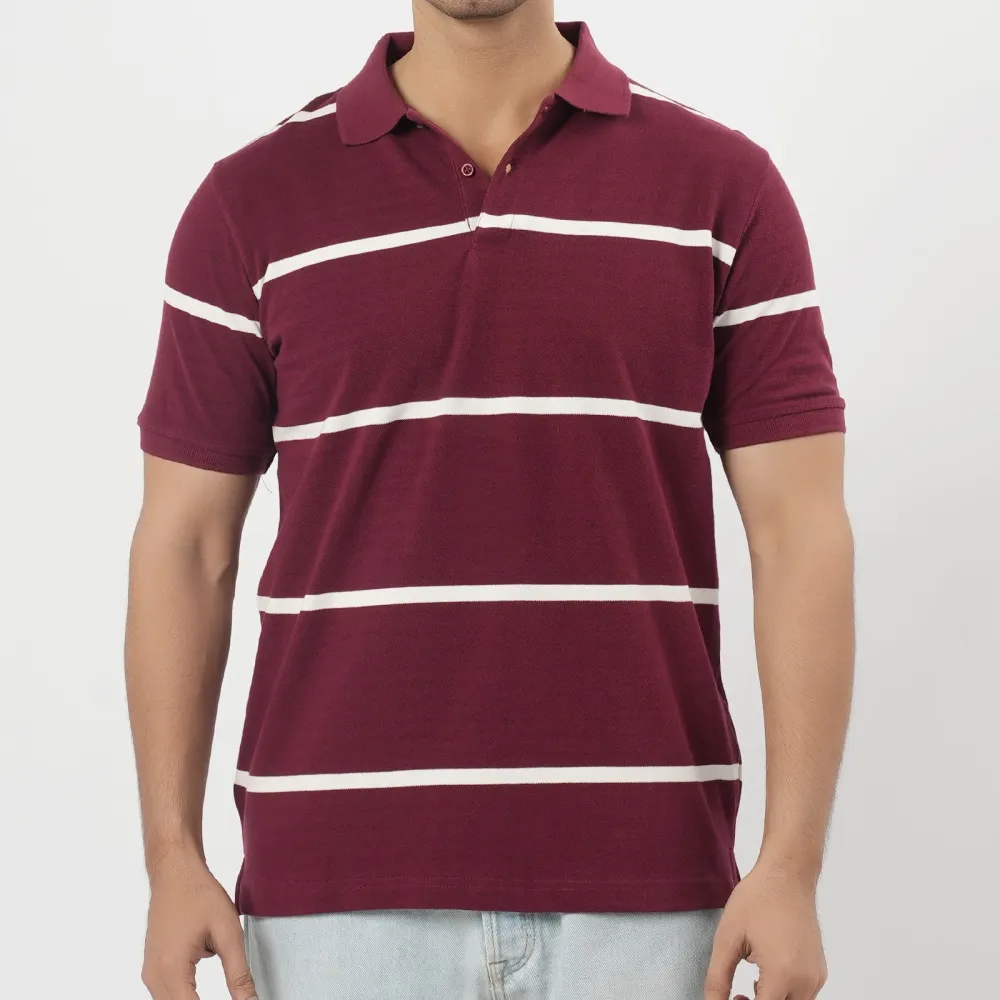 Men's Smart Casual Classic Polo Collar T-Shirt