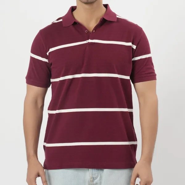 Men's Smart Casual Classic Polo Collar T-Shirt