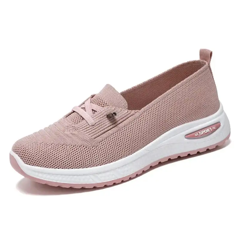 Lightweight Mesh Slip On Sneakers