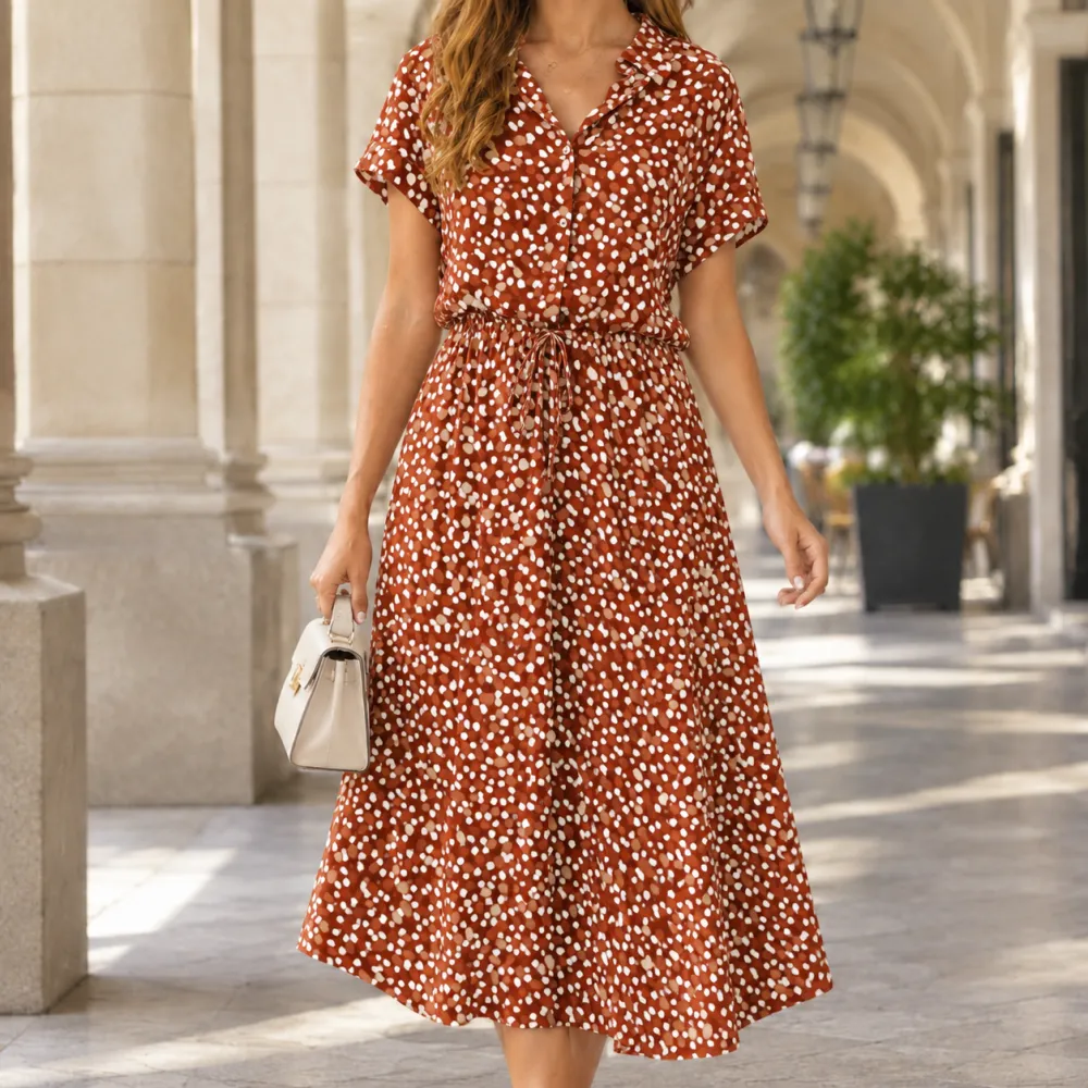 Timeless Refined Women's Midi Dress