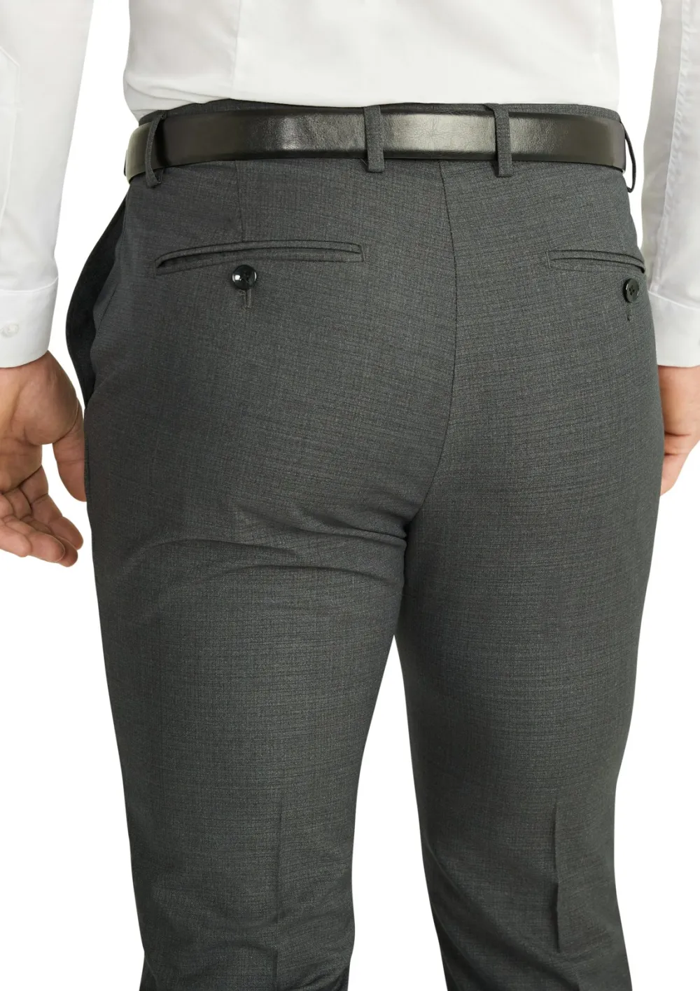 High-End Tailoring Charcoal Grey Slim Suit
