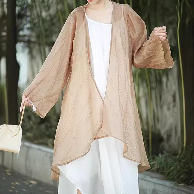 Women's Long-Sleeve Cardigan