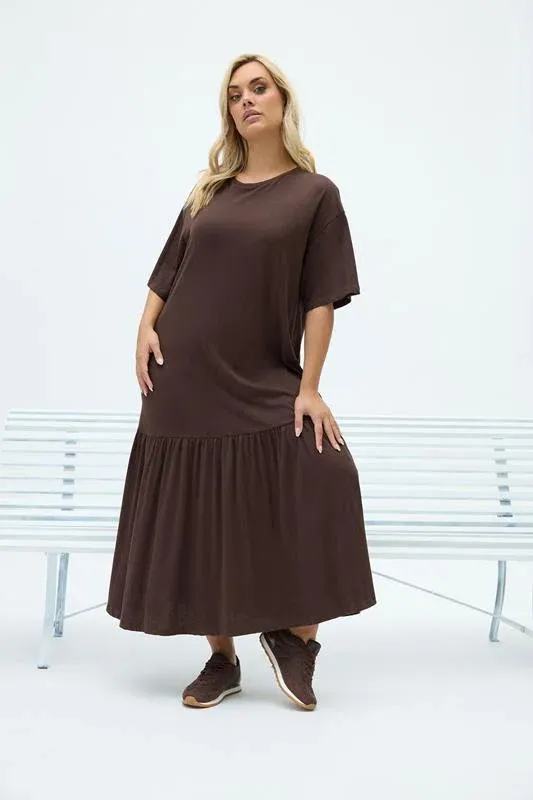 Chocolate Brown Maxi Dress