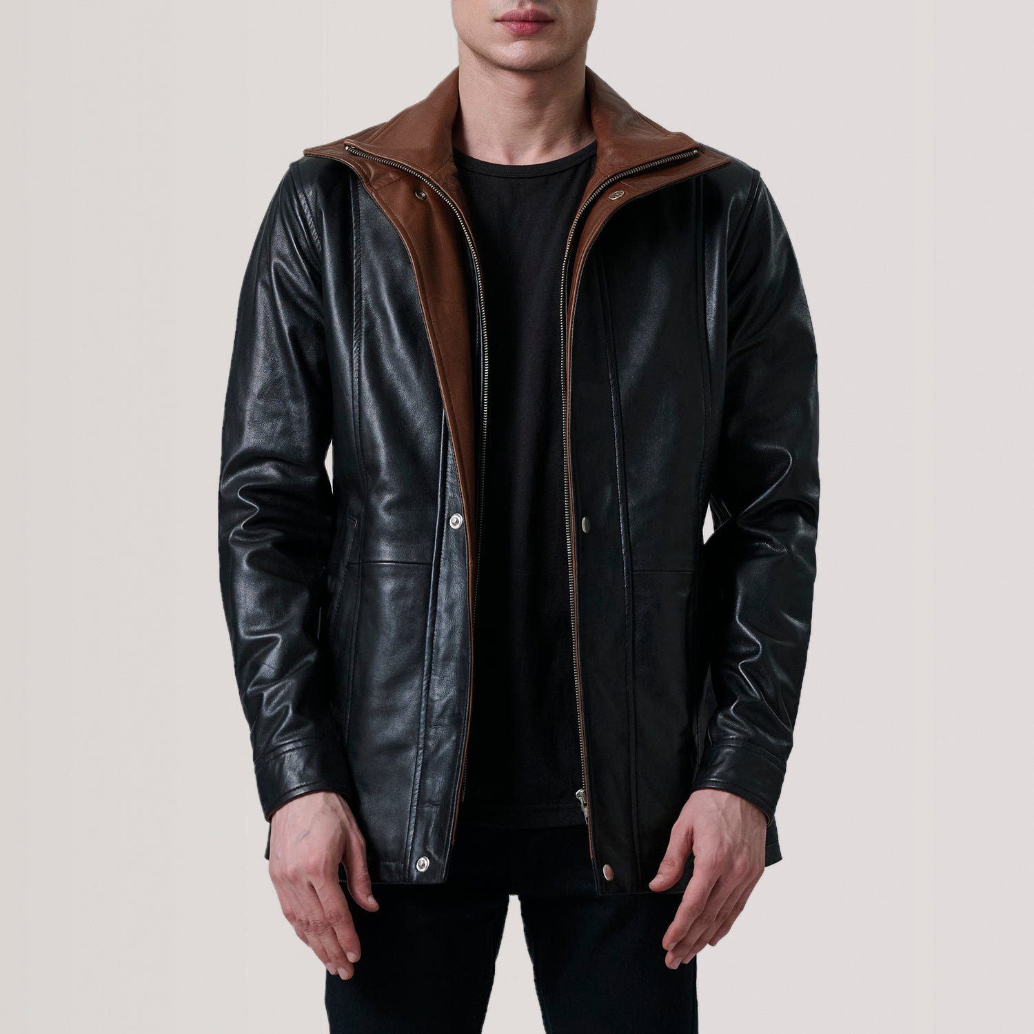 Men's Leather Coat