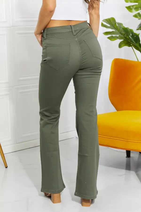 Bootcut High Waist Pocketed Everyday Jeans