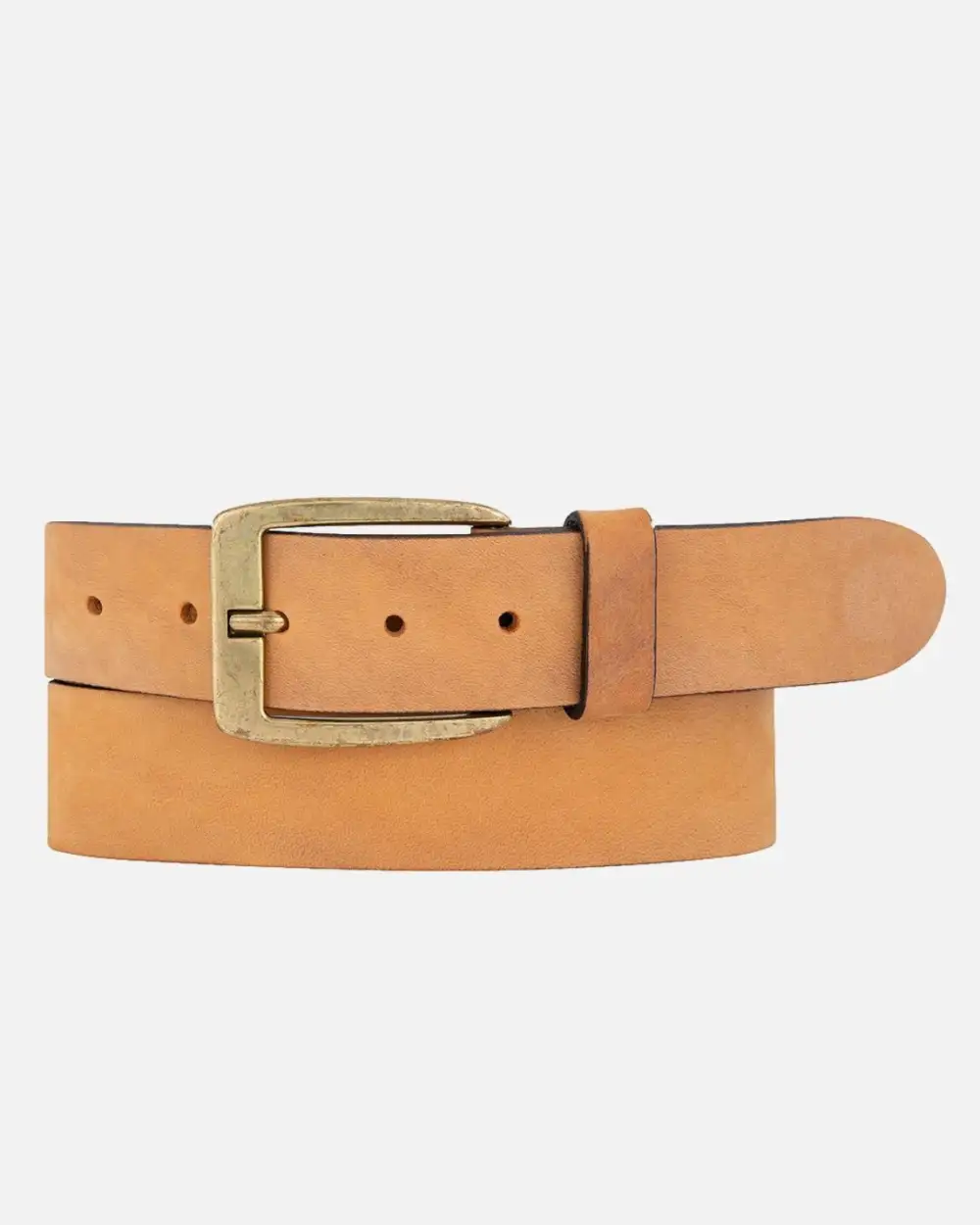 Leather Waist Belt With Buckle