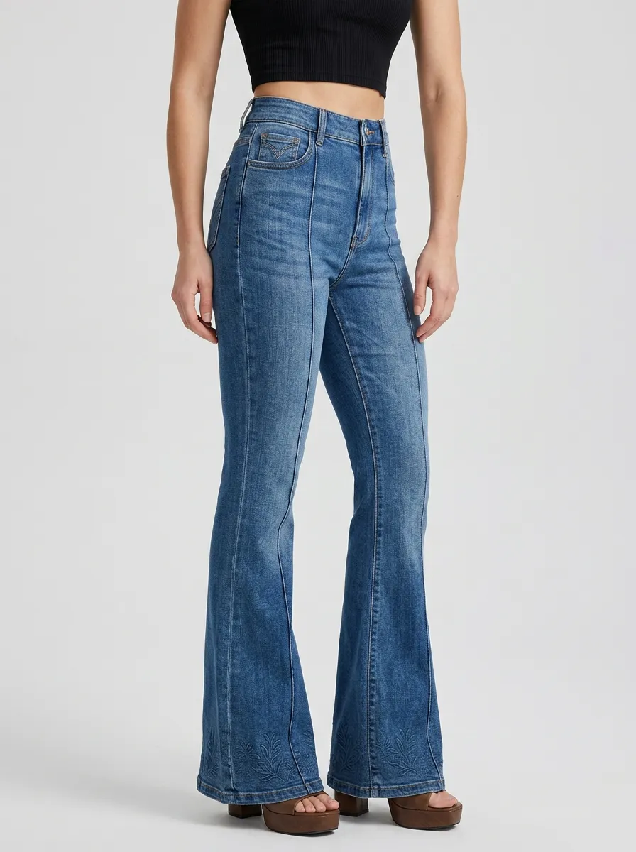 Women's High Waist Casual Denim Jeans