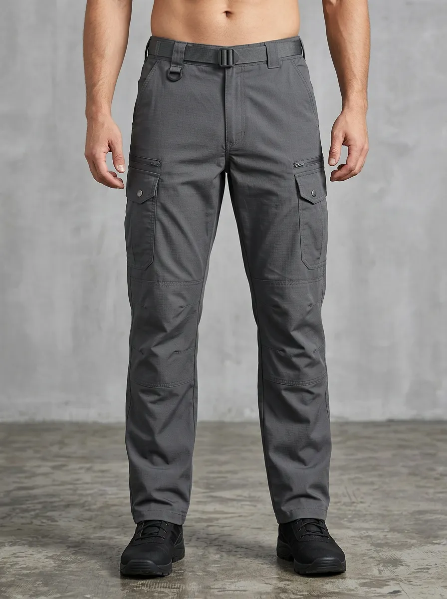 Trail Utility Tactical-Inspired Cargo Pants for Outdoor Layering