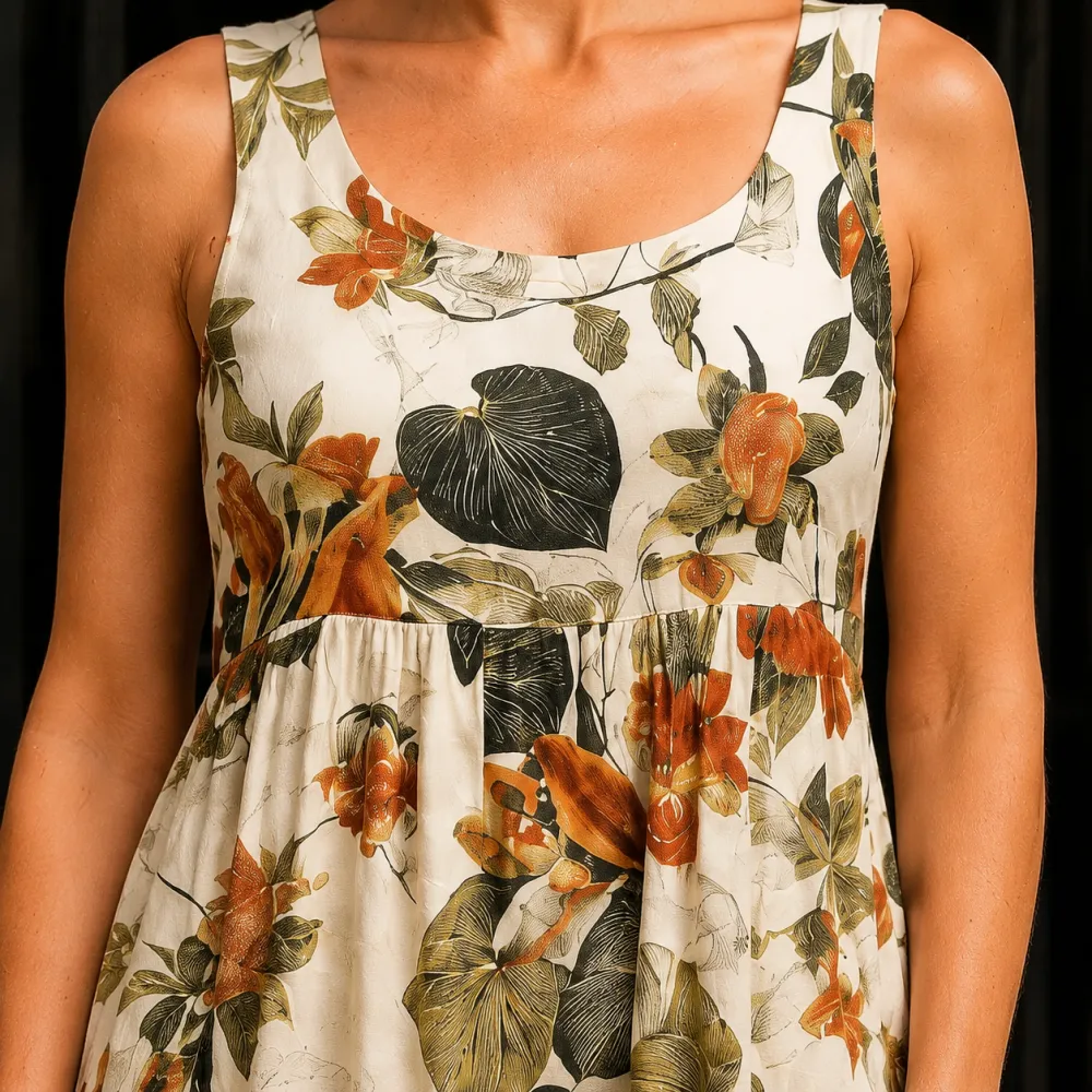 Floral Printed Maxi Dress