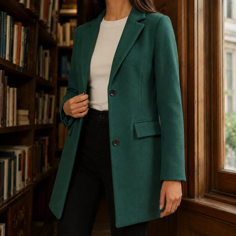 Tailored Notched Lapel Jacket