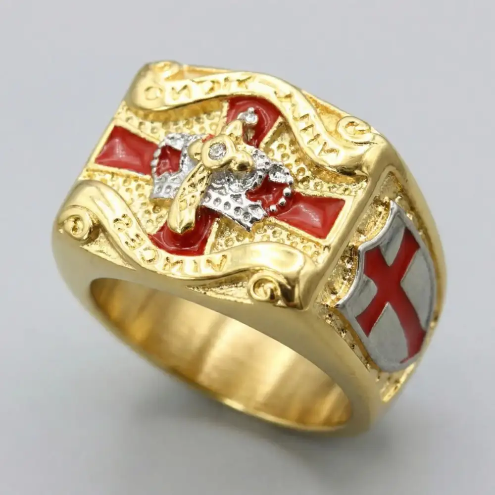 Men's Masonic Knights Templar Ring