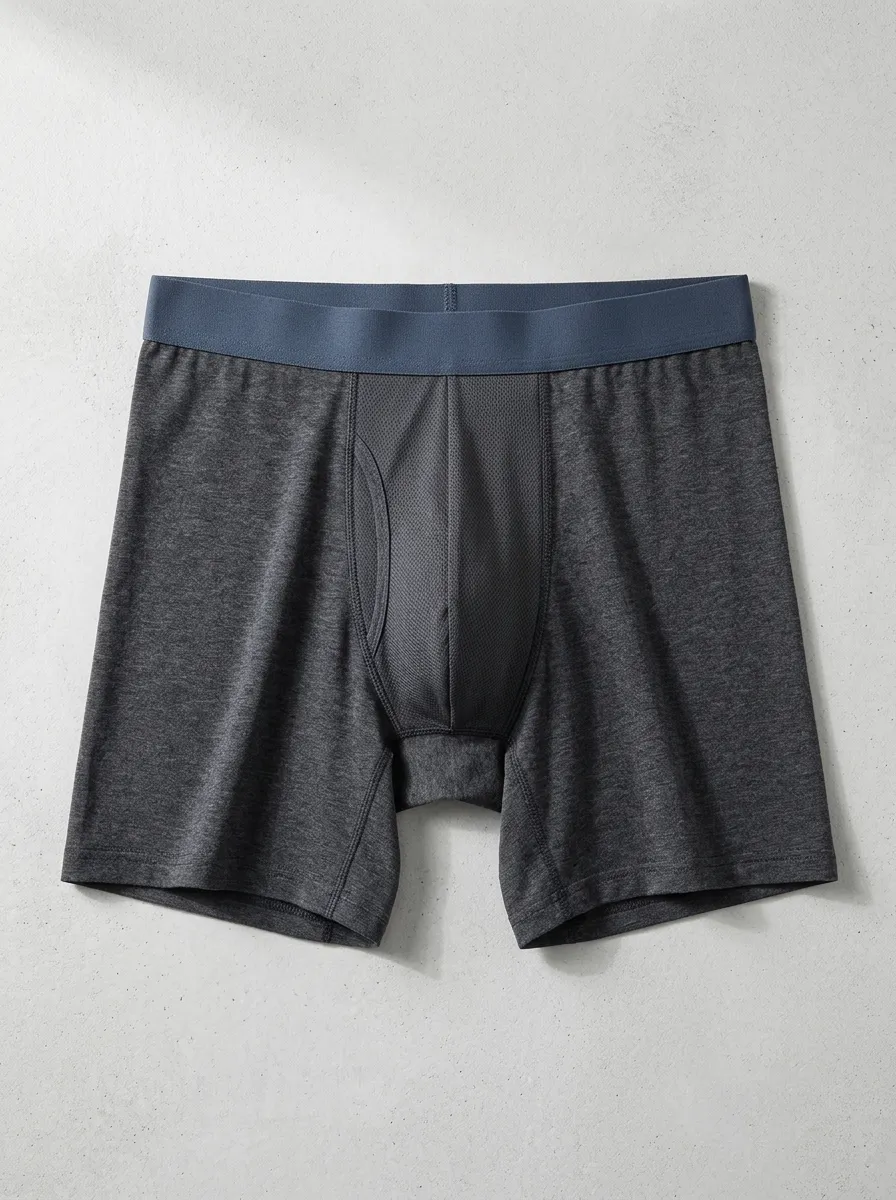 Men's Athletic Performance Mesh Pouch Boxer Briefs
