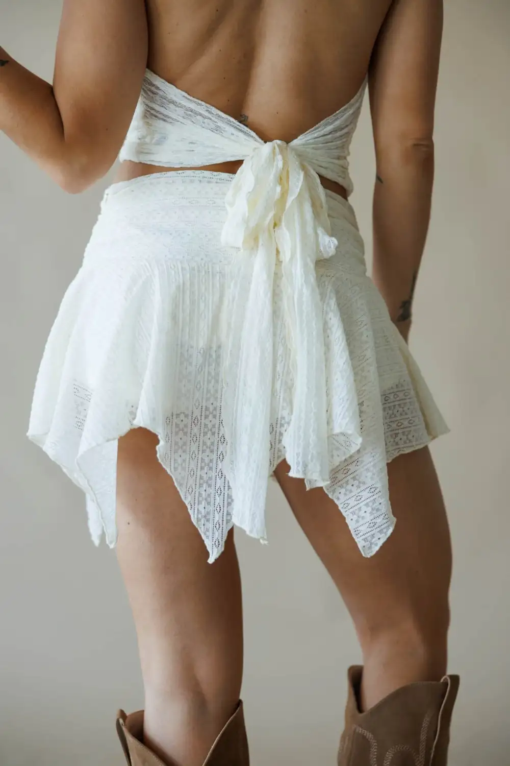 Lace Layered Skort