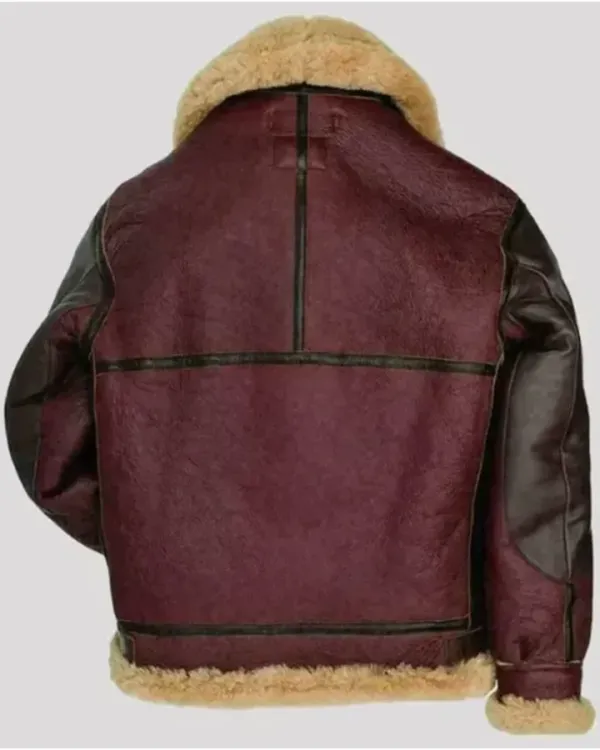 Classic Bomber Shearling Leather Jacket