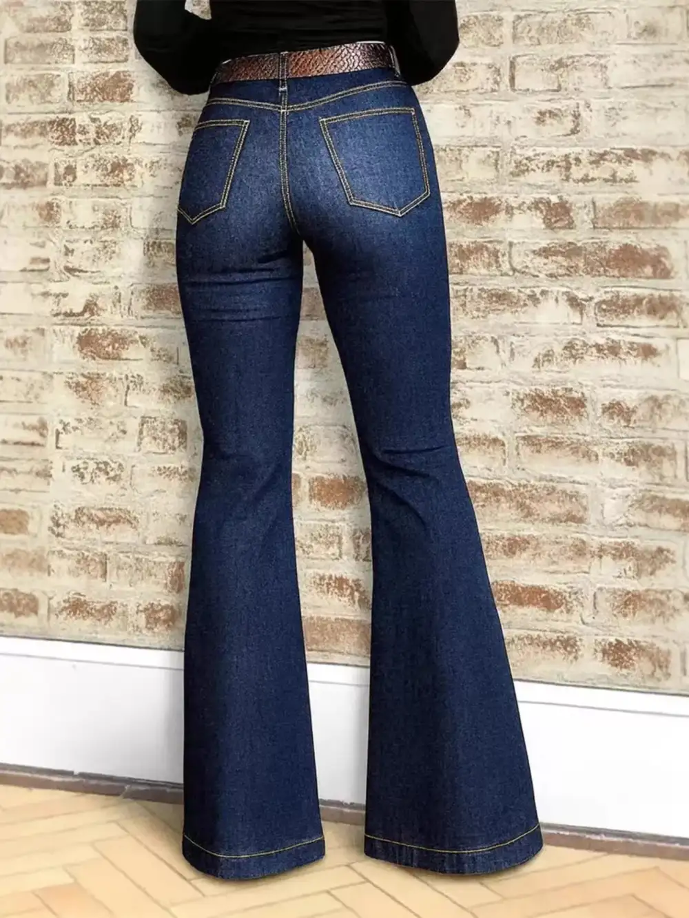 Women' High-Waisted Flare Jeans