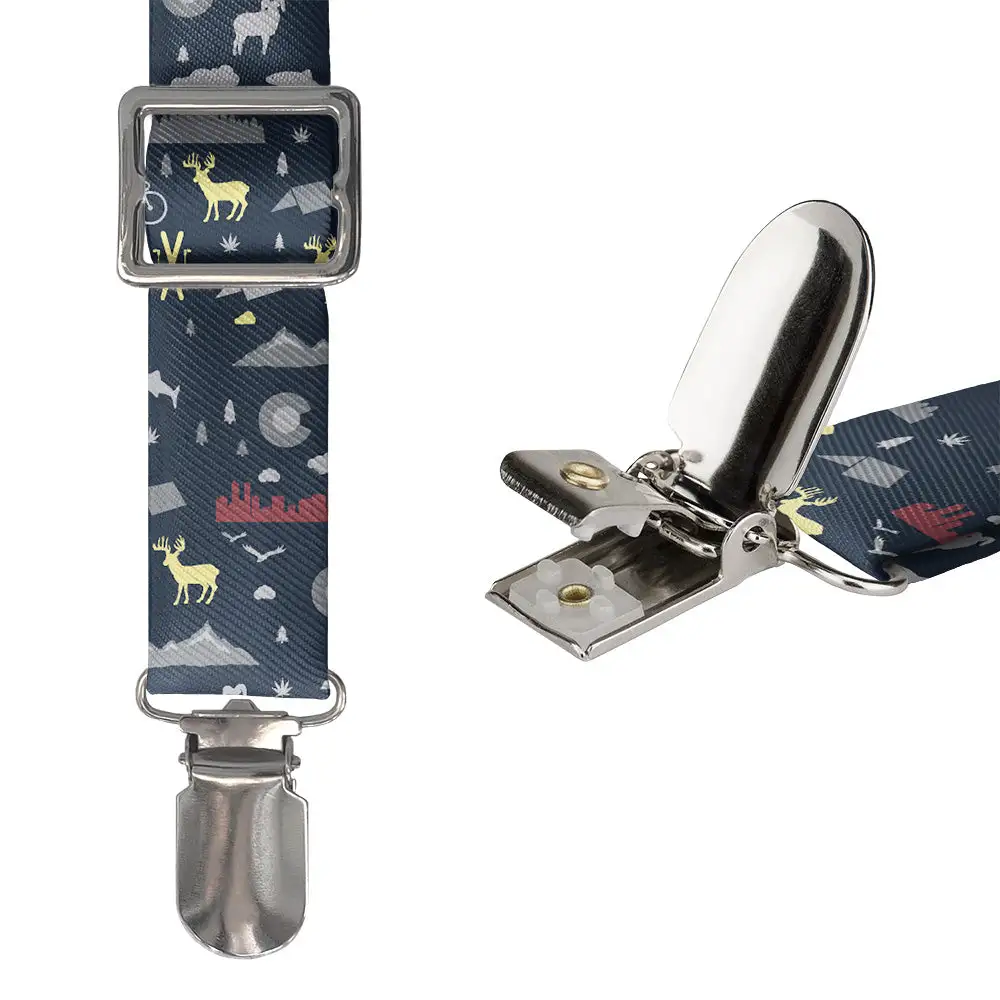 Illustrated Icon Suspenders