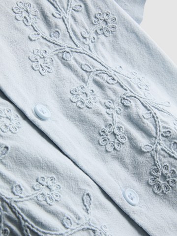 1.5-12yrs | The Edit Cotton Floral Embroidered Shirt detail 2