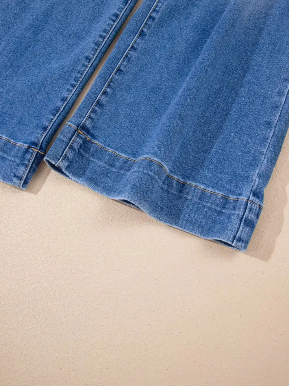 Flap Pocket Easy Layer Denim Jeans
