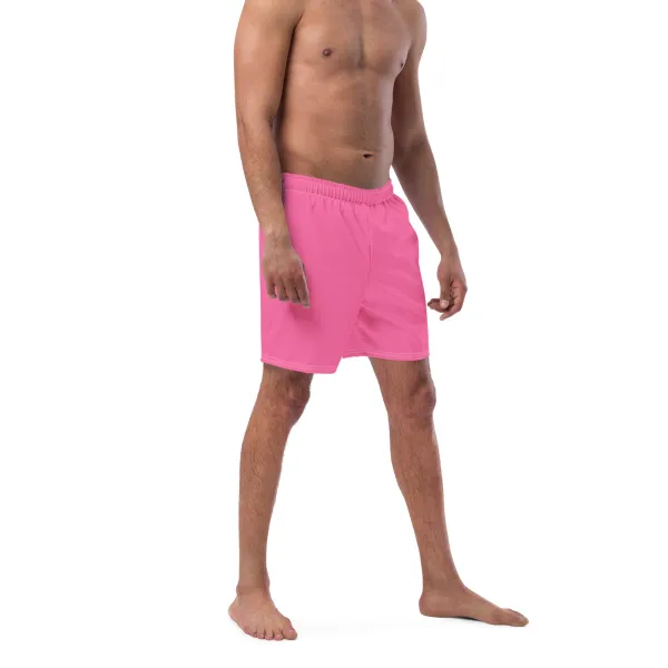 Quick Dry Lined Printed Swim Trunks