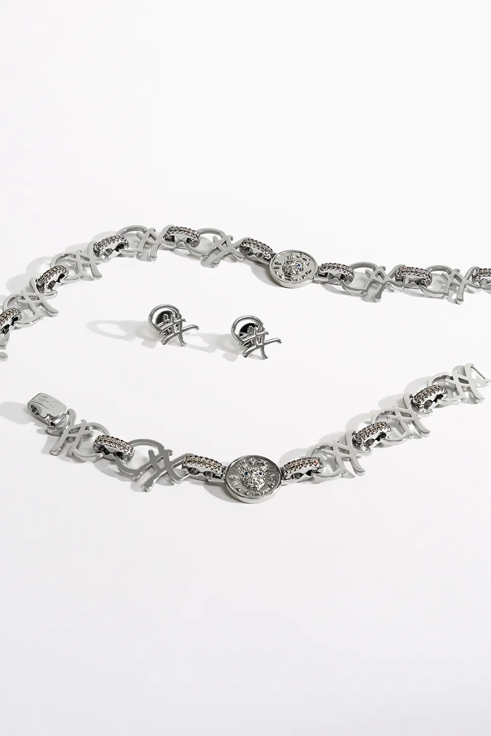 Layered Detail Coin Bracelet