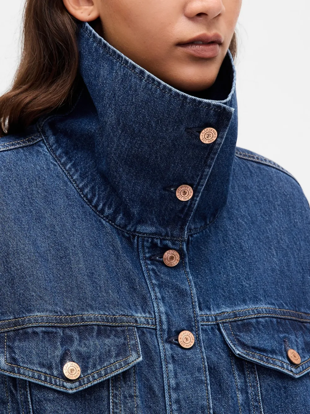 Shawl Stand Collar Jacket