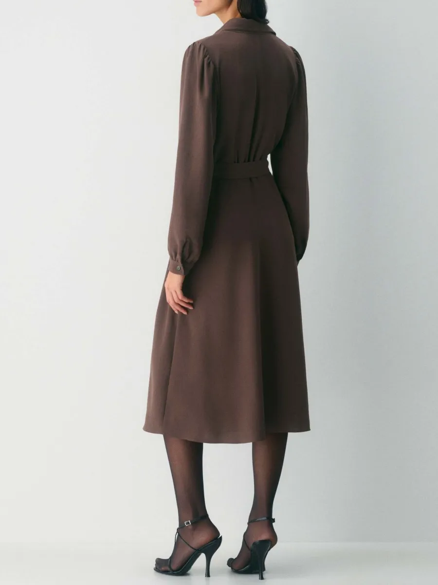 Casual Pocket Midi Dress