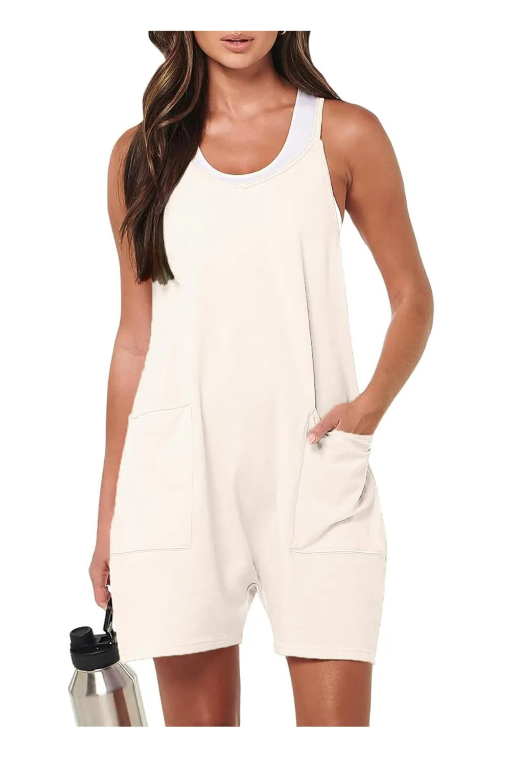 Solid Color Romper