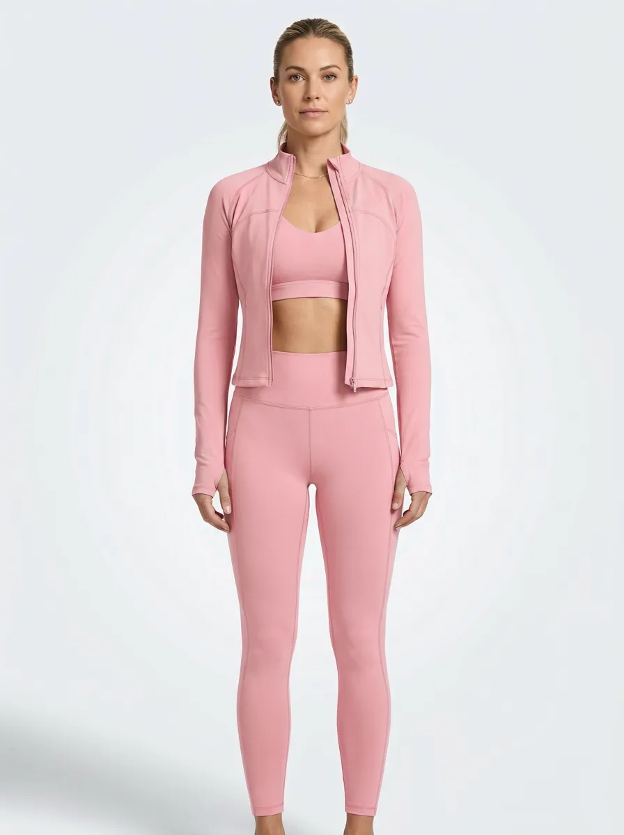 Athletic Design Women's Three Piece Activewear Set