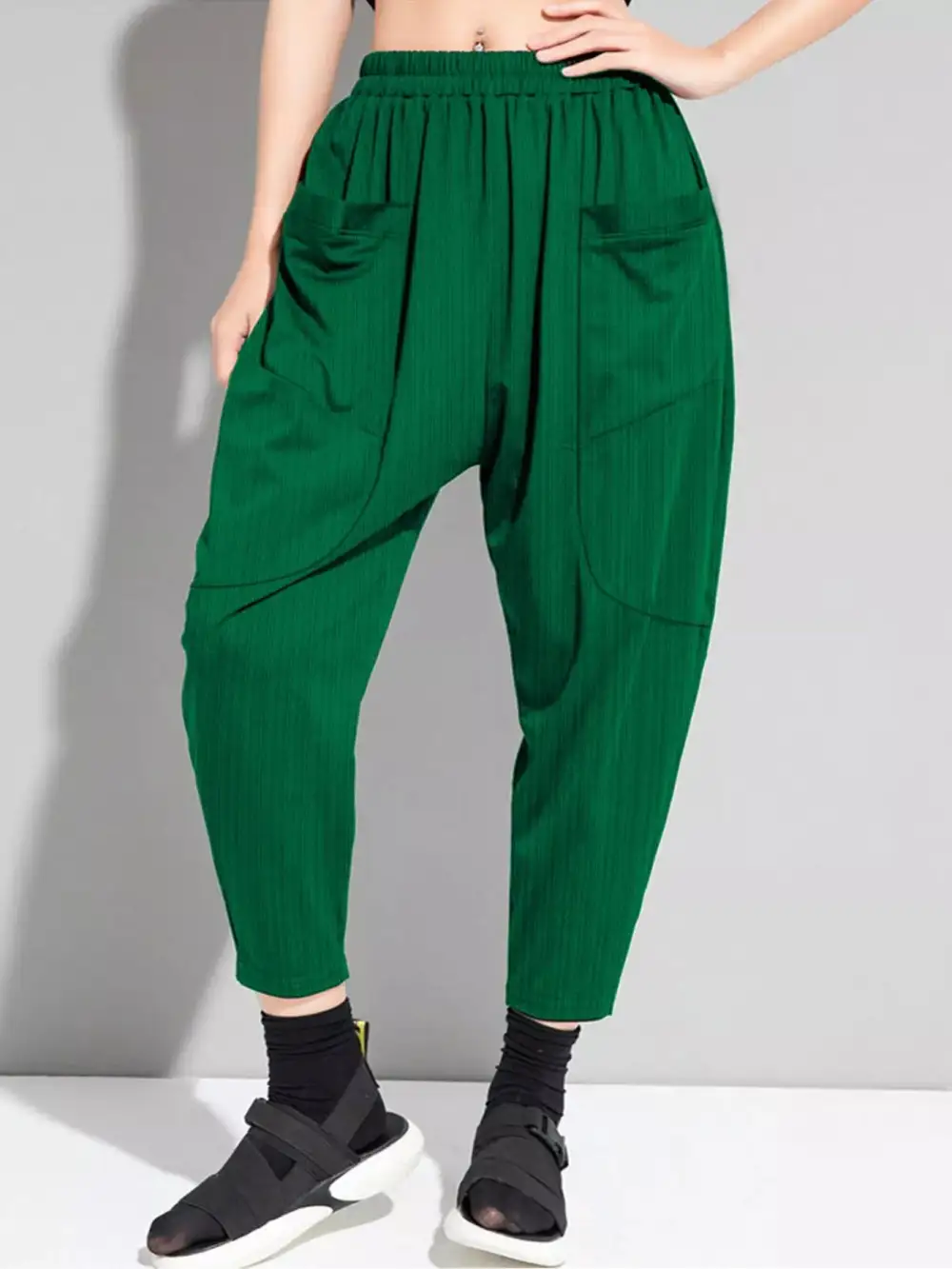 Plus Size Loose Fit Harem Pants