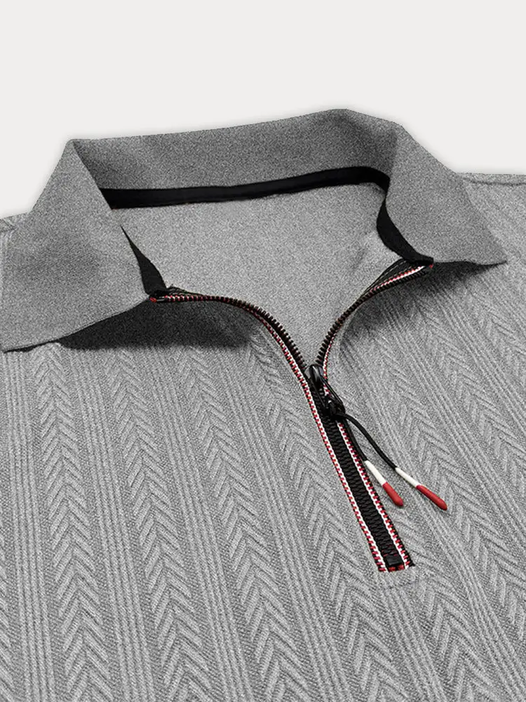 Quarter Button Polo Shirt