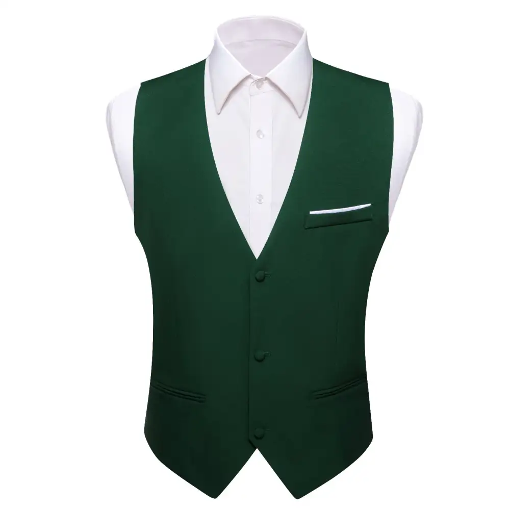 Polished V Neck Casual Formal Dress Vest