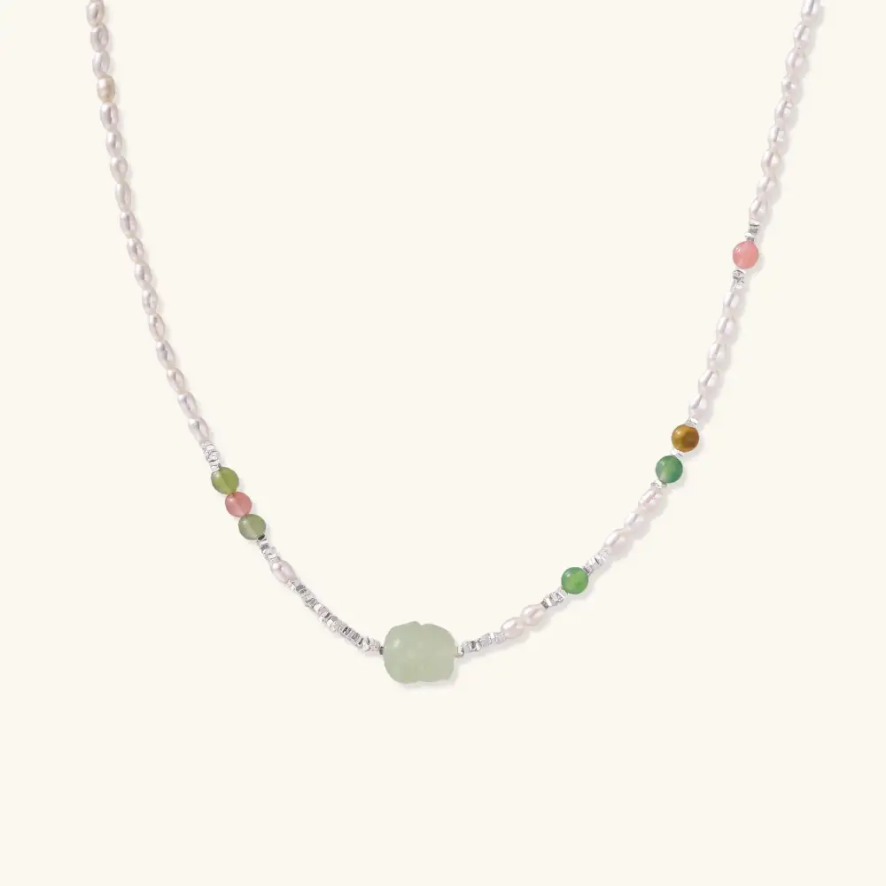 Jade Garden Pearl Necklace
