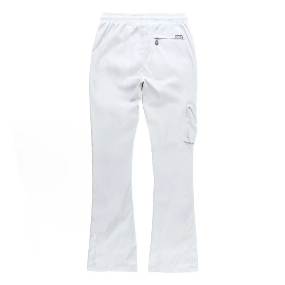Relaxed Nylon Stacked Pants