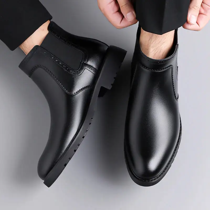 Classic Leather Ankle Boots