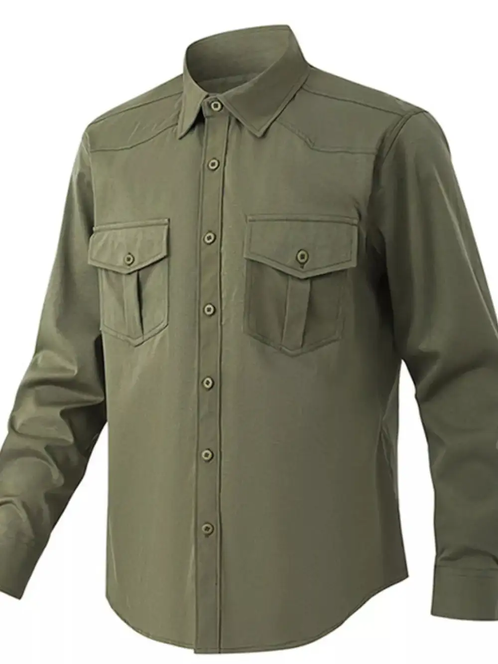Classic Button Up Long Sleeve Shirt