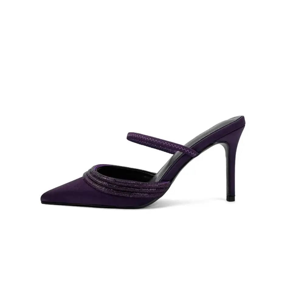 Textured Stiletto Sandals