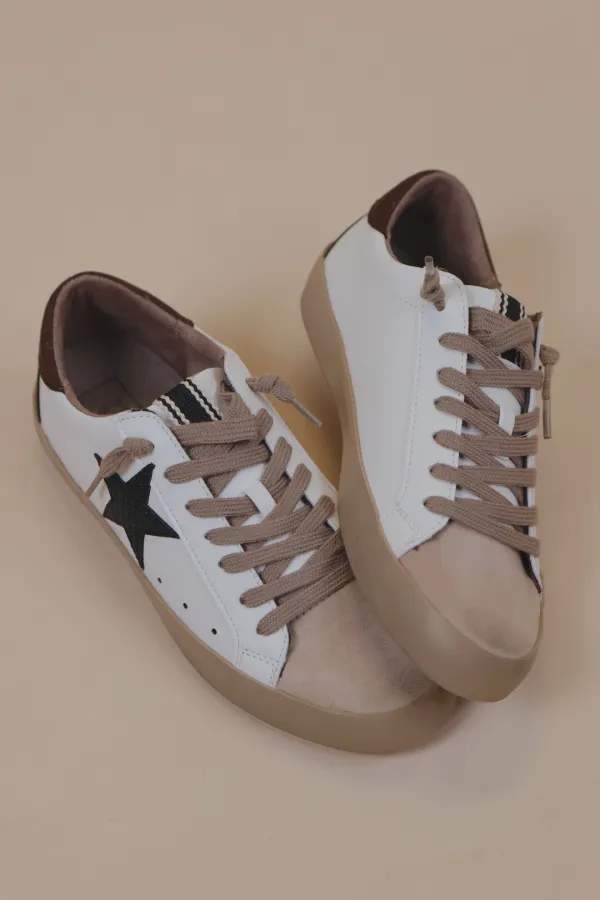 Star-Shaped Flat Sneakers