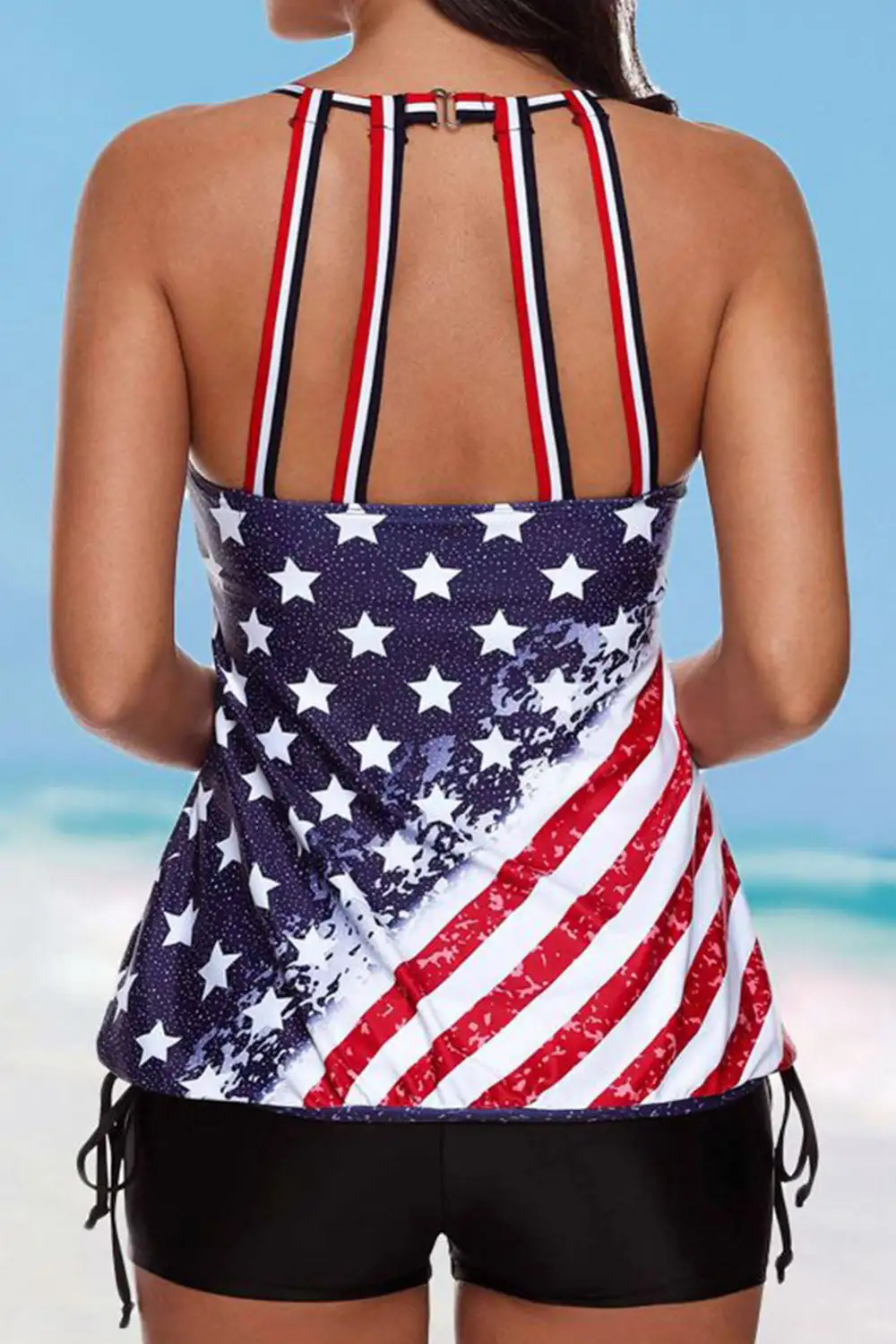 American Flag Swimwear Tankinis