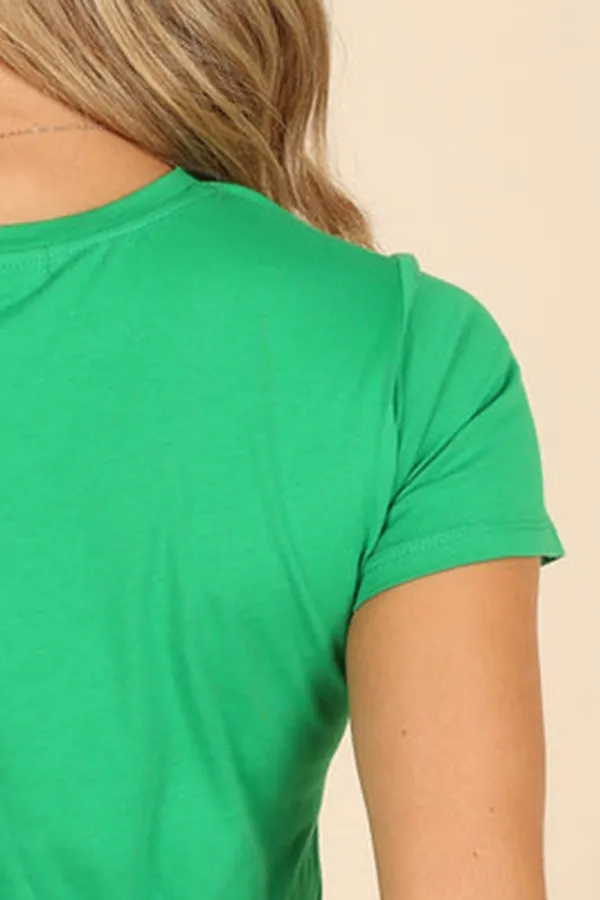 CREW NECK DAILY TOP