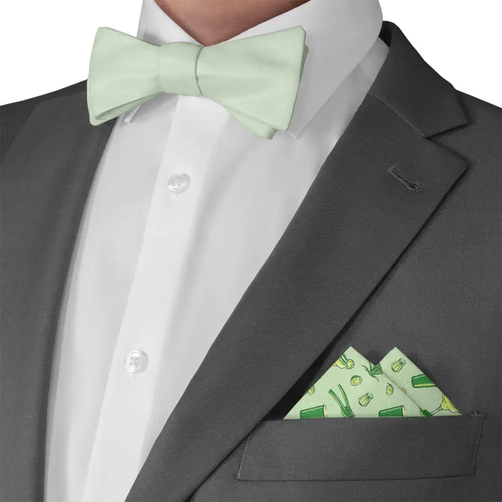 Refined Streamlined Novelty Food And Drink Motif Pocket Square