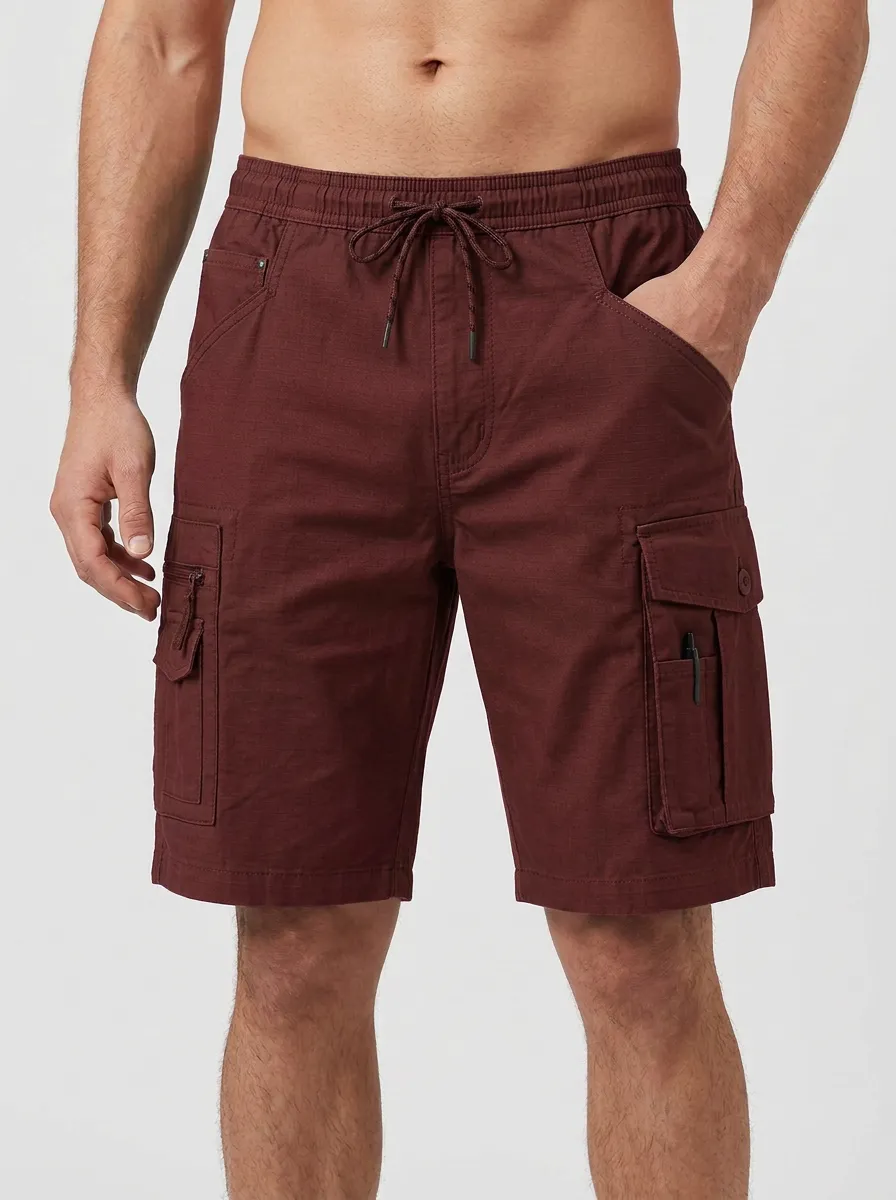 Men's Multi-Pocket Tactical Outdoor Cargo Shorts