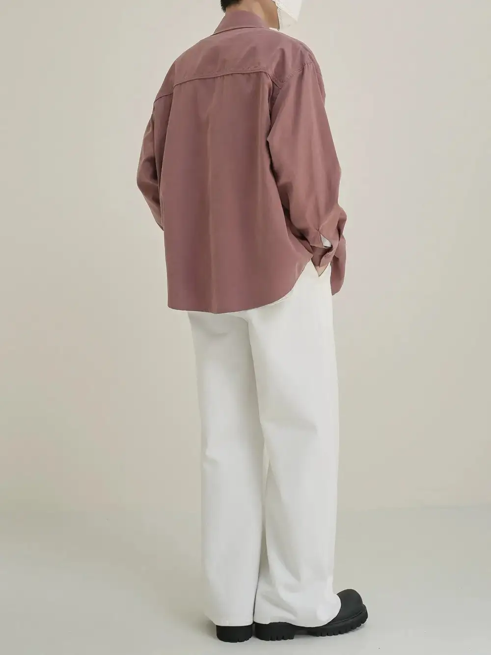 Drop Shoulder Flap Pocket Shirt