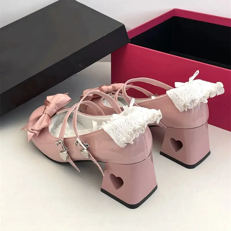 Patent Leather Ankle-Strap Pumps