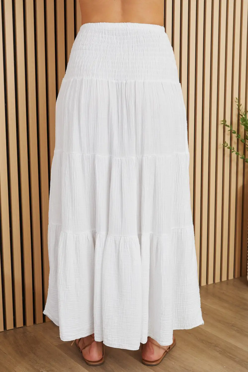 Refined Tiered Maxi Skirt