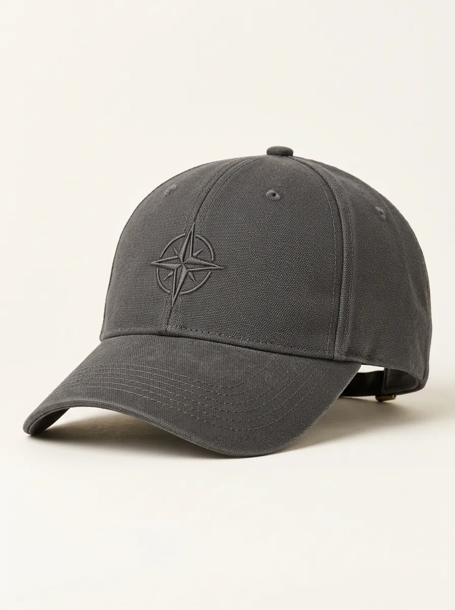Minimal Compass Artwork Baseball Cap