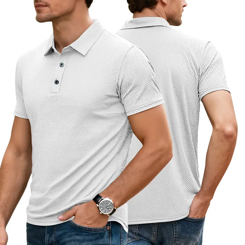 Jacquard Slim Fit Polo Shirt