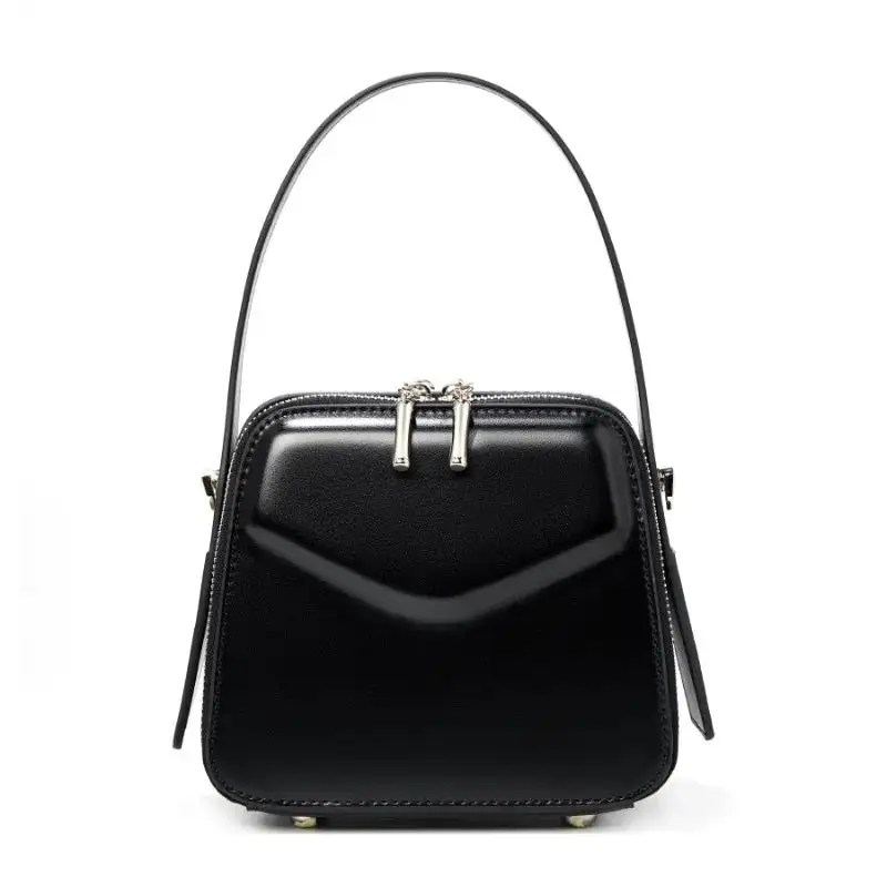 Fashion-Forward Genuine Leather Satchel Soft