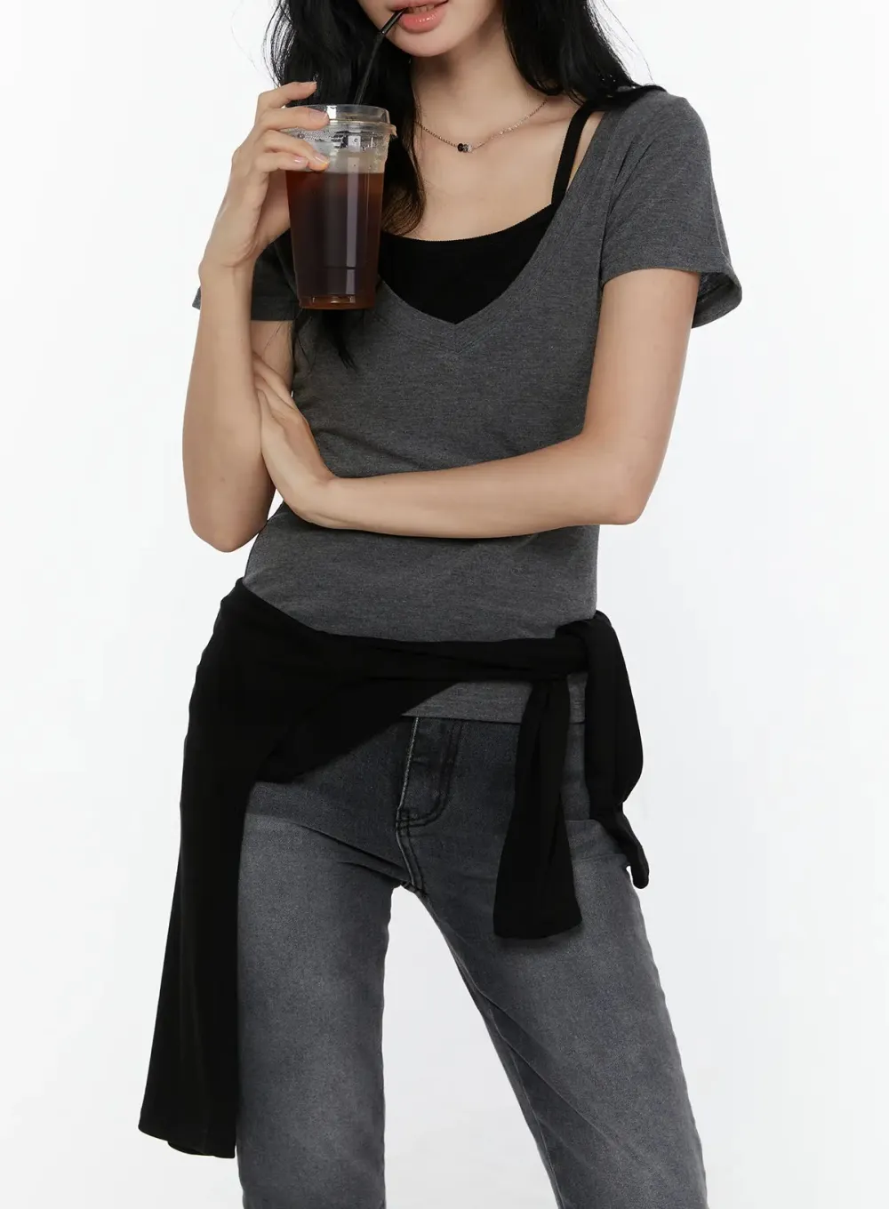 Layered Short Sleeve Tee