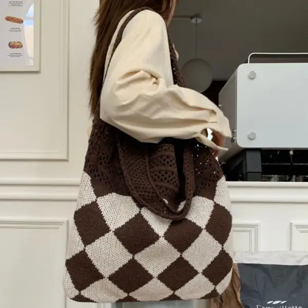 Crochet Tote Bag Hand Bill Shoulder Bag